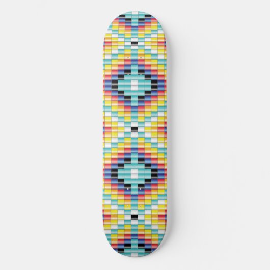 Skateboard Motif de perles Navajo (Recto)