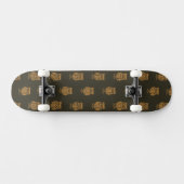 Skateboard Motif de petits hiboux (Horz)