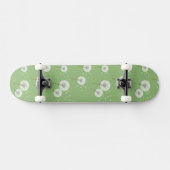 Skateboard Motif de pissenlit sur l'arrière - plan vert (Horz)
