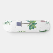 Skateboard Motif de plante (Horz)
