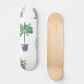 Skateboard Motif de plante (Recto)