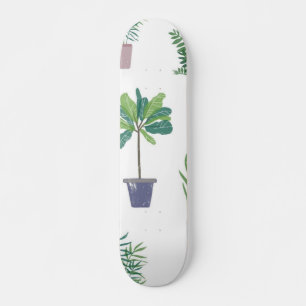 Skateboard Motif de plante