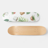 Skateboard Motif de plante (Horz)