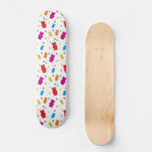 Skateboard Motif de points pour les ours de gomme colorés (Recto)