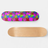 Skateboard Motif de projection de peinture 3 (Horz)