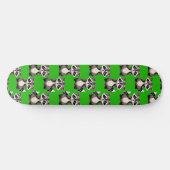 Skateboard Motif de Raton Laveur Vert (Horz)
