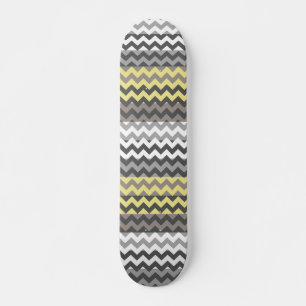 Skateboard Motif de rayure de zigzag de Chevron