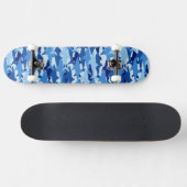 Skateboard Motif de requin bleu (Horz)