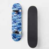 Skateboard Motif de requin bleu (Recto)
