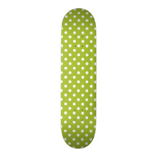 Skateboard Motif de ressort avec le pois blanc