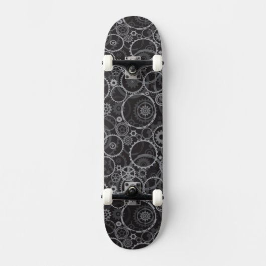 Skateboard Motif de roues dentées (Recto)