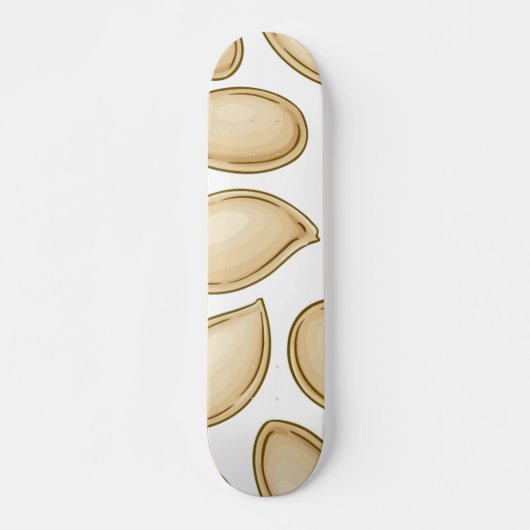 Skateboard motif de semences citrouille (Devant)