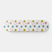 Skateboard Motif de Starburst Retro atomique (Horz)
