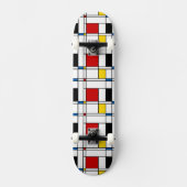 Skateboard Motif de Stijl (Recto)