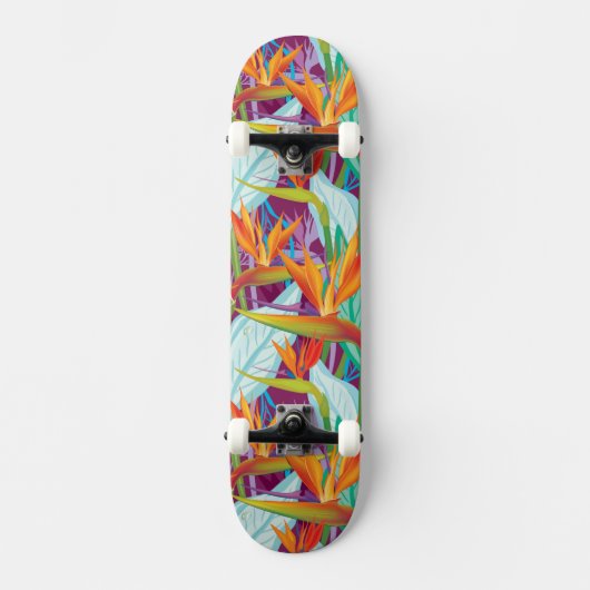 Skateboard Motif de Strelitzia (Recto)