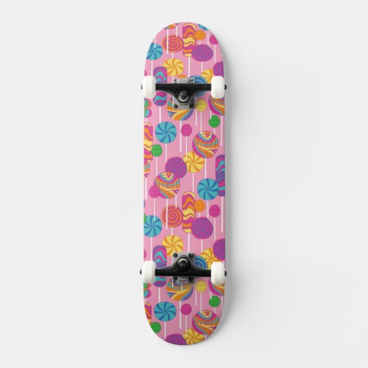 Skateboard Motif de sucrerie de lucettes (Recto)