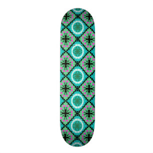 Skateboard Motif de Suzani avec des motifs d'Ouzbékistan et