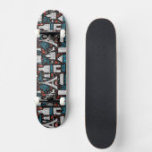 Skateboard Motif de symboles de la France | (Recto)