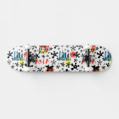 Skateboard Motif de symboles de l'Asie | (Horz)