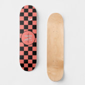 Skateboard Motif de tableau de bord monographique personnalis (Recto)