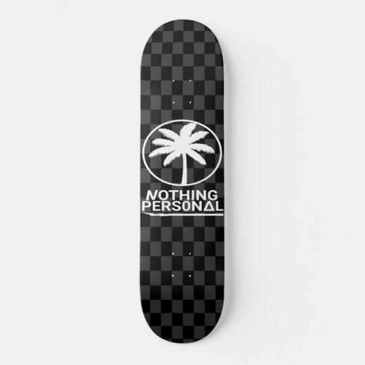 Skateboard Motif de tableau de bord noir et gris (Recto)