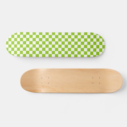 Skateboard Motif de tableau de contrôle rétroactif en Lime Gr (Horz)