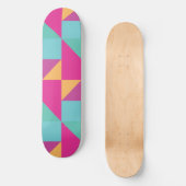 Skateboard Motif de Tangram tropical (Recto)