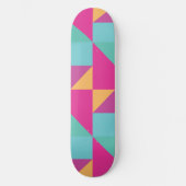 Skateboard Motif de Tangram tropical (Recto)