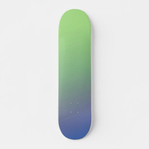 Skateboard Motif de texture abstraite arc-en-ciel vert bleu t