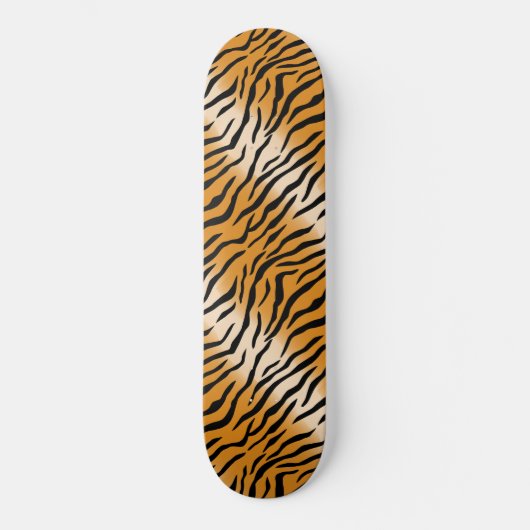 Skateboard Motif de tigre sauvage moderne (Recto)
