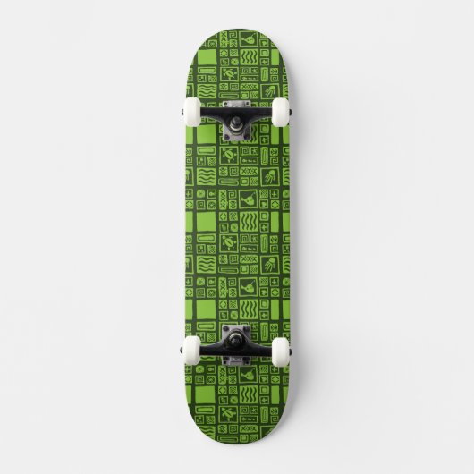 Skateboard Motif de Tiki (Recto)