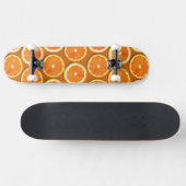 Skateboard Motif de tranches de citron (Horz)