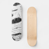 Skateboard Motif d'écorce de bouleau (Recto)