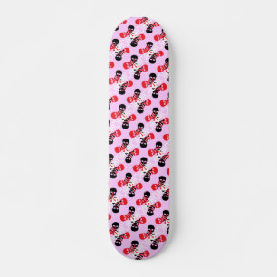 Skateboard Motif des compétences et des os croisés