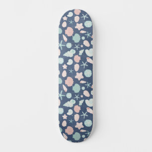 Skateboard motif des coquillages