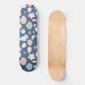 Skateboard motif des coquillages (Recto)