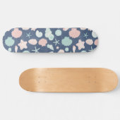 Skateboard motif des coquillages (Horz)