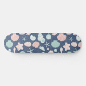 Skateboard motif des coquillages (Horz)
