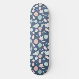 Skateboard motif des coquillages