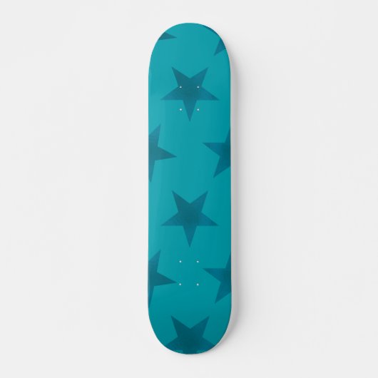 Skateboard Motif des étoiles d'or 15 (Devant)