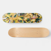 Skateboard Motif des feuilles en chute (Horz)