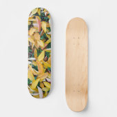 Skateboard Motif des feuilles en chute (Recto)