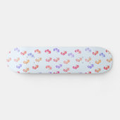 Skateboard Motif des hippocampes colorés (Horz)