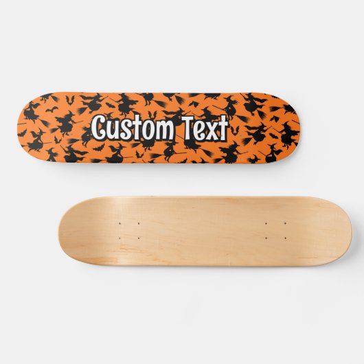 Skateboard Motif des sorcières volantes (Horz)