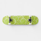 Skateboard Motif des tranches vertes de chaux (Horz)