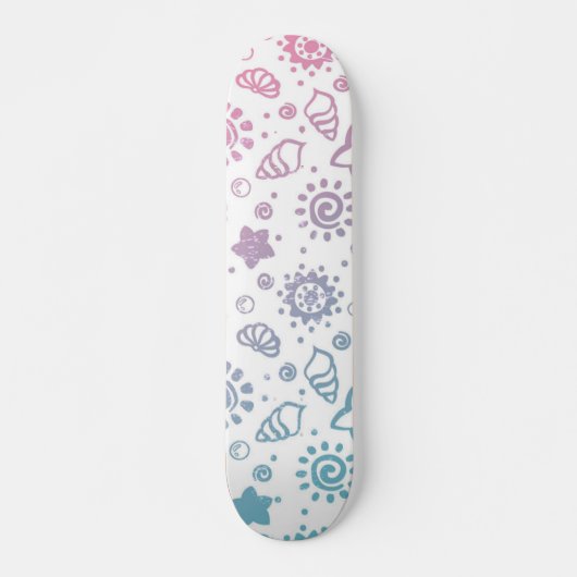 Skateboard Motif d'été (Devant)