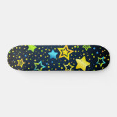 Skateboard Motif d'étoiles (Horz)