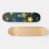 Skateboard Motif d'étoiles (Horz)