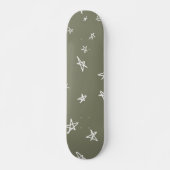 Skateboard Motif d'étoiles (Devant)