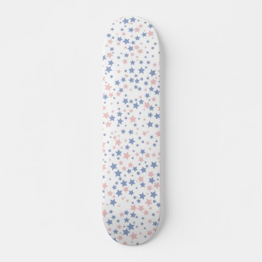 Skateboard Motif d'étoiles (Devant)
